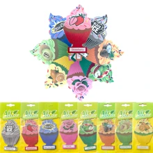 Ambientadores de coche con 8 aromas disponibles - Disponibles en sets de 4 piezas, 8 piezas o 16 piezas - Diseñados en forma de helado colgante, que se puede usar para decorar el espejo retrovisor del coche. - Multicolor - Ver 3