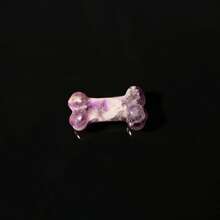 Random 1PC Natural Stone Small Bones Carving, Gemstone Jewelry, Glitter, Easter Gift, Women Gift, Girlfriend Gift, Halloween Gift, Christmas Gift, Home Decoration, Party Decoration, Crystal Ornaments, Table Decoration - Multicolor - View 11