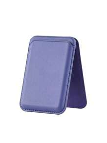 Bao da PU đựng thẻ từ tính du lịch nhỏ gọn, tương thích với điện thoại Apple 12/13/14/15/16, đựng thẻ ngân hàng/thẻ căn cước/thẻ ra vào hoặc tiền xu, bao da đựng thẻ có thể gập lại, có thể hỗ trợ điện thoại ổn định để xem video, điều hướng hoặc gọi video - Nhiều màu - Xem 15