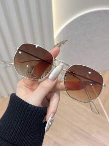 1pc Spring Popular Design Hot Girl Style Delicate Women Fashion Glasses For Driving Daily Life Rave Party Street Snap Musical Festival Beach Accessories Suitable For All Face Shapes - Multicolor - View 10