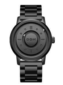 DOM Men's Watch, Magnetic Techology Faceless Leather/Steel Band Quartz Waterproof Wristwatch Brand - Quartz Watches - View 17