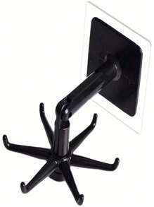 1pc Multifunctional Spoon & Spatula Holder, Rotating Hook Wall Mounted Kitchen Utensil Storage Rack, No Drilling Required