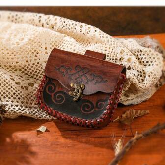 Bolso de hombro, bolso de cintura, riñonera, portateléfono, billetera- estilo medieval, vintage, festival, renacentista, punk para viajes