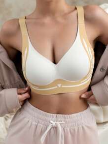 Sujetadores push-up, sujetadores acolchados sin costuras, bralettes para mujeres, sostenes sin alambres para mujeres, sujetadores con soporte ligero para el pecho, sujetadores con moldeo de busto, lencería para mujeres, ropa interior femenina