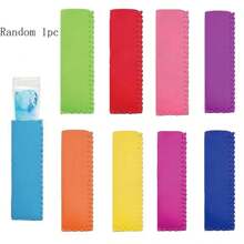 5个/套 冰棒套，冰棒保温套，冷冻冰棒固定套，彩色冰棒套袋，可重复使用可清洗冰棒套，夏季用品，家居用品 - 彩色 - 查看 10