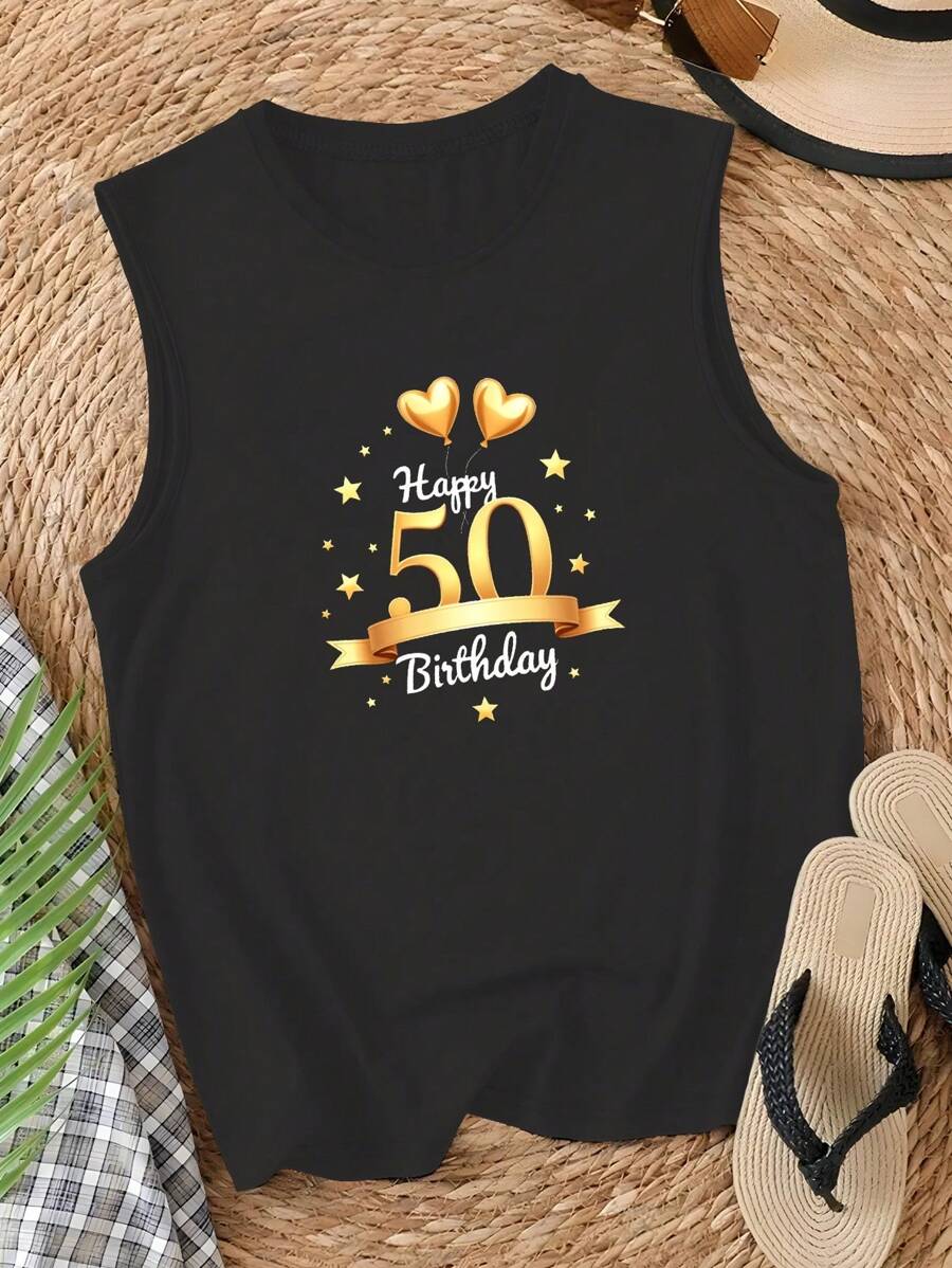 Happy 50 Birthday Women's Casual Vest