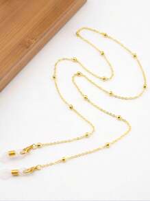 1 buc lanț pentru ochelari în stil elegant și minimalist, ramă metalică antiderapantă la modă, colier la modă pentru ochelari, suport pentru ochelari - Multicolor - Vizualizare 18