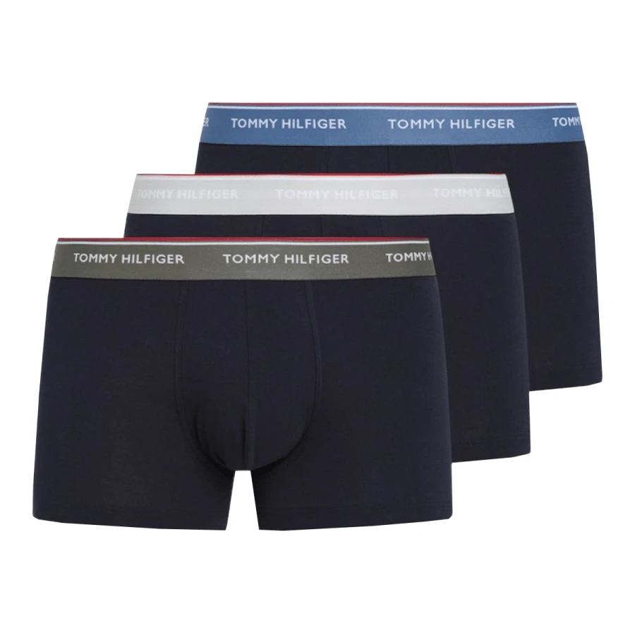 TOMMY HILFIGER UNDERWEAR Men's Lightweight Durable Elastic Waist Training Daily Outdoor UM0UM01642-0XX - Faded military/light cast/iron blue - View 1