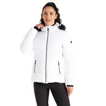 Dare 2B Womens/Ladies Glamorize V Ski Jacket (White) - White - View 4