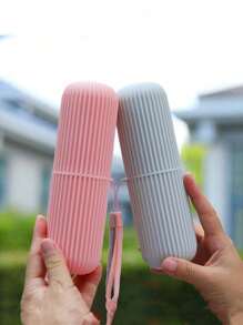 1/4 Tasse de gargarisme, Tasse de voyage portable, Porte-brosse à dents, Tasse de rangement multifonctionnelle, Convient pour les voyages, le rangement, la salle de bain, les outils sanitaires, la décoration de salle de bain, la décoration d'automne, la rentrée scolaire