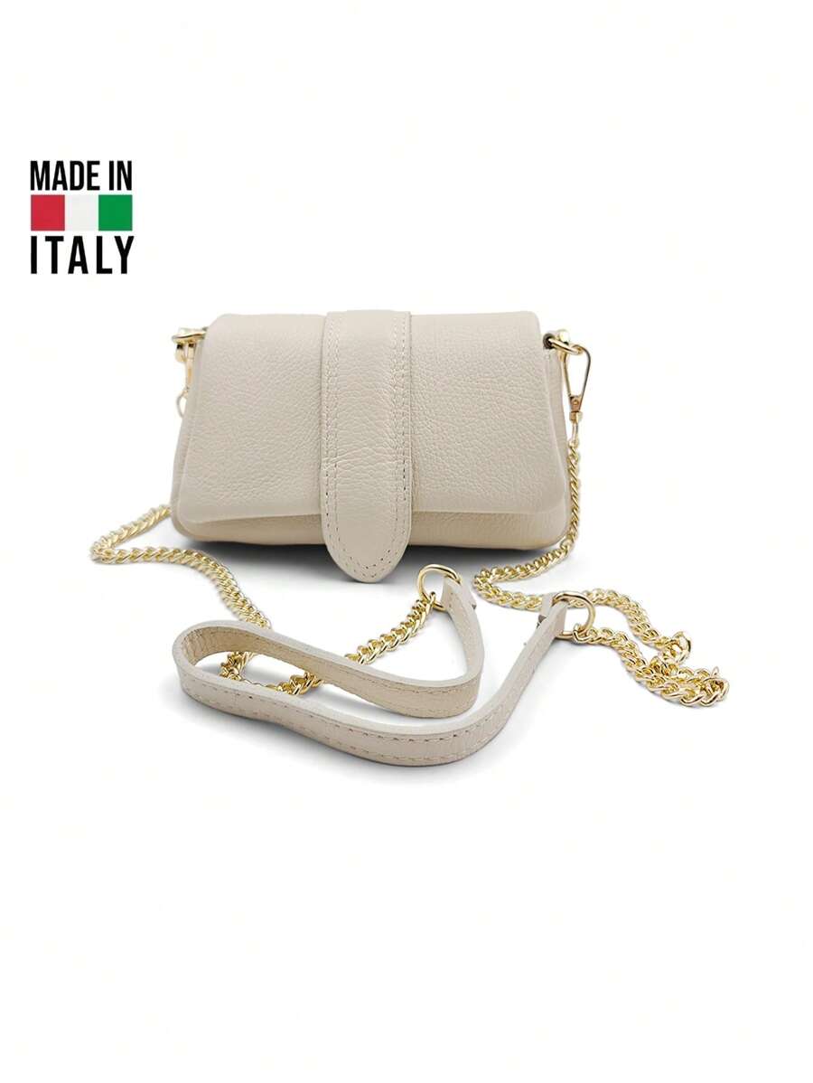 Damen Umhängetasche. Hergestellt in Italien. Aus echtem Leder gefertigt. Für Reisen, Geschäftsreisen, Urlaub, Arbeit, Pendeln, leichter Luxus-Stil. Y2K. Retro, modisch, beliebt. Leichtgewichtig. Vielseitig. Verschiedene Farben erhältlich.