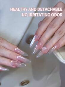 LYTTOA 15毫升透明果冻猫眼指甲油凝胶，2025新款闪亮瓷白玻璃珠猫眼凝胶 - 彩色 - 查看 5