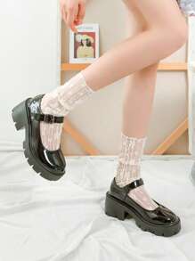 1/2/3 Pairs White Lace Socks For Women, Suitable For Mary Jane Shoes, Mid-Calf Socks With Mesh Lace Trim, Summer Knee-High Socks, Thin For Summer, Ladies Socks, Cute Socks, Girls Socks, Suitable For Spring, Autumn And Winter, Mesh Breathable Details, Moisture-Wicking, Soft And Smooth, Suitable For Various Occasions Like Festivals, Sports, Casual, Business, Can Be Worn Year-Round