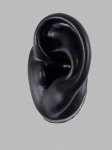 1 件装软硅胶耳朵模型纹身练习身体珠宝展示穿孔工具耳环展示工具不同颜色模型展示架套件