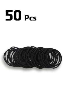 15-50 piezas Bandas elásticas delgadas y coloridas, así como negras, para el cabello de hombres, accesorios para el cabello, diademas, bandas de goma, sujetadores de coleta, herramientas para el peinado, alta elasticidad, accesorios para el cabello multifuncionales, diseño en espiral, accesorios de verano, adecuados para el cabello de la vida diaria, el cabello al aire libre, la ducha y la banda elástica, accesorios para hombres, accesorios para la cabeza para hombres - Multicolor - Ver 12