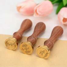 Custom 25mm Wax Seal Stamp, Personalized 26 Letter Patterns, For DIY Crafts, Envelopes, Gifts, Holiday Cards, Wedding Invitations - Decorative Seal Stamp - Multicolor - View 11