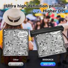 Portable Printers Wireless For Travel, Portable-Thermal-Bluetooth-Inkless-Printer Support 8.5" X 11" US Letter&Legal,A4&,A5,With 10 Pcs Folded Thermal Paper,Compatible With Android,IOS Phone&Laptop - 1 - View 3