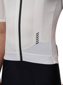 HISERWA 2025 Pro Team Premium Quality Cycling Jersey For Men, Contrast Color Design, Outdoor Sports Cycling Apparel For Spring/Summer, Made Of Nylon High Elastic Soft Fabric, Quick Dry, Breathable, Professional Bicycle Short Sleeve Outfit With Reflective Strips, Suitable For All Seasons Outdoor Cycling