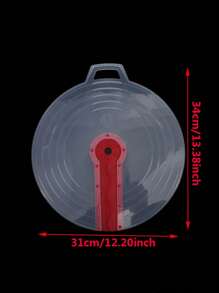 1/2/3 件搅拌碗防溅罩，防溅打蛋器搅拌盆碗，圆形盖，防溅盖，防溅防溢盖屏幕保护罩，适用于鸡蛋碗打蛋器烹饪烘焙厨房工具，鸡蛋搅拌器盖奶油碗打蛋器屏幕烘焙打蛋防溅塑料碗盖厨房烹饪用品 - 彩色 - 查看 3