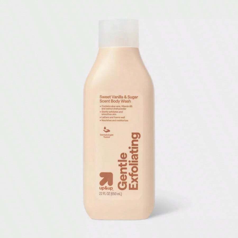 Exfoliating Body Wash - Sweet Vanilla & Sugar - 22oz - Up&Up™