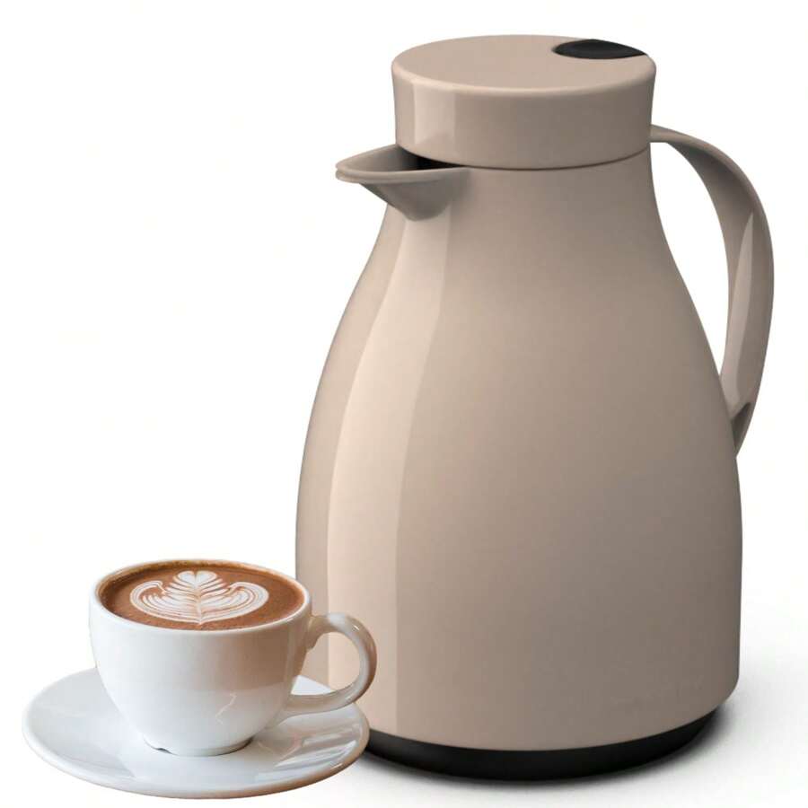 Paris Unitermi Coffee Thermal Bottle With Trigger 500ml Beige - 米色 - 查看 1
