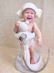 Baby Stehdusche Gadget, Baby- und Kleinkind-Duschablage Anti-Fall und Anti-Rutsch, Baby-Gesäß-Duschgadget Stützablage