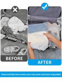 大号透明旅行抽绳鞋袋，防水防尘，便携，旅行收纳鞋袋，男女通用，旅行包，鞋子收纳袋，靴子袋，鞋盒，鞋子收纳盒，鞋子收纳袋，旅行，邮轮，暑假，大学宿舍，居家，学校，酒店，透明塑料收纳袋，便携式旅行鞋袋，旅行整理抽绳鞋袋，鞋套，防尘，女士旅行必备，邮轮必备，度假必备 - 彩色 - 查看 4