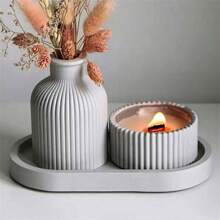 Silicone Planter Molds,Plaster Vase Silicone Mould, Resin Molds Ornament Mould, DI.Y Resin Drip Tabletop Ornament, Planter Vase Mold Pot Mold For Vase Pen Holder Candle Holder