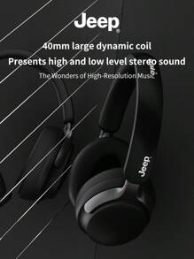 Jeep EW123 耳机 游戏降噪耳机 高品质立体声音乐耳机 带麦克风 - 黑色 - 查看 4