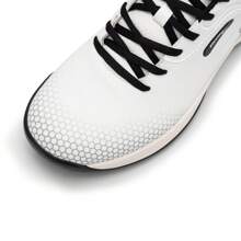 FitVille Men's Golf Shoes Extra Wide Fit Casual Sneakers Water Resistant Non-Slip Outdoor Spiked Trainers For Golf Training - Black and White - View 10