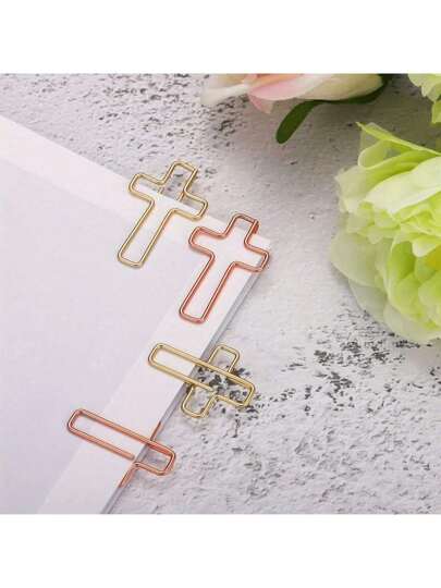Kreuz Büroklammern, Bibel Büroklammern, Tagebuch Büroklammern, Bibelstudie Zubehör, Christliches Tagebuch Zubehör, Bibel Journaling Zubehör, Bibel Clips, Schulbedarf