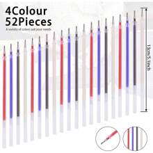 4/8pcs Fabric Friction Erasable Marker Pens With 28/52pcs Refills, For Quilting, Sewing, DIY Garment Making, Clothing Fabric, Tailors Chalk