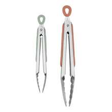 Cuisinart 2pc Tong Set: Stainless Steel Kitchen Tongs With Locking Mechanism & Grip Handle, Dishwasher-Safe - 1 - View 2