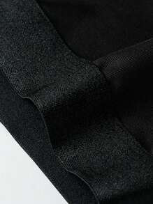 1pc Custom Polyester Men's Briefs, Personalized Heart-Shaped Photo Printing On Back, Perfect Customized Gift For Boyfriend/Partner On Valentine's Day - Black - View 4