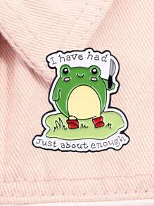 1PC Animals Quotation Enamel Pin Cartoon Brooches For Women Lapel Pins Badge On Backpack Costume Accessories Fashion Jewelry Gifts
