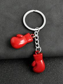 1pc Creative Boxing Glove Keychain 3D Metal Boxing Glove Pendant Bag Charm Gift Souvenir Car Accessories School Cute Goth Y2k