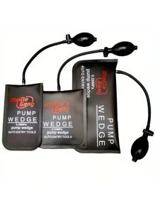 Auto Entry Safety Kit With TPU Air Pump Wedges, Emergency Unlock Tools, And Inflatable Shim For Fast, Adjustable Inflation And Simplified Operation - 2 Wedges And Pump Set