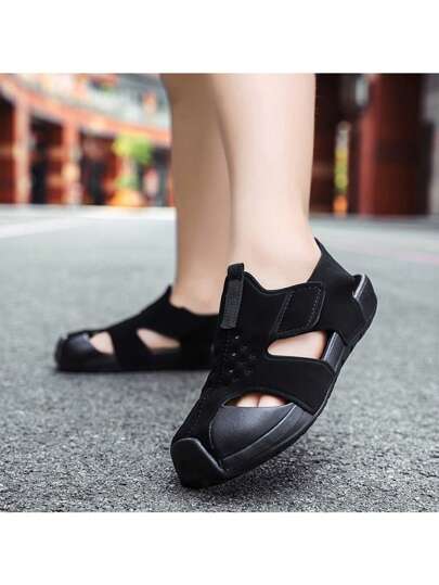 Kids Baby Breathable Sports Sandals, Soft Bottom Casual Beach Shoes