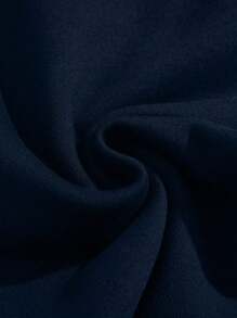 1pc Teens/Boys' Casual Solid Color Sporty Simple Fleece Hoodie Jacket, Autumn/Winter Children Clothing