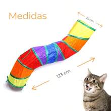 HuaTang Con 20pcz Juguetes Para Gato Plumas Varita Bolas Ratones Túnel