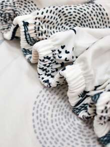 1 件弹力印花椅套，休闲餐椅椅套，家居装饰可洗家具保护套，具有弹性 - 彩色 - 查看 5