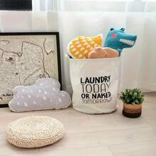 1pc Storage Basket, Foldable Laundry Basket, Bathroom Storage Basket, Dirty Clothes Storage Basket, Home Laundry Basket, Laundry Basket, Bucket, Dress, Pants, Shoes, Jeans, Boots, Skirt, Laundry Basket, Bathroom Organizer, Basket, Storage Basket, Foldable Laundry Basket