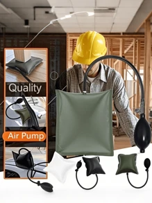 Auto Entry Safety Kit With TPU Air Pump Wedges, Emergency Unlock Tools, And Inflatable Shim For Fast, Adjustable Inflation And Simplified Operation - 2 Wedges And Pump Set