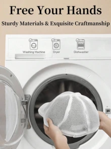 Jaula lavadora de sombreros para lavadora, soporte limpiador de gorras para gorras de béisbol, organizador y soporte para lavar sombreros en lavaplatos, solo bolsas, sin estante de almacenamiento