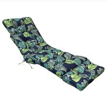 Outdoor Folding Lounger Chair Cushion Recliner Rocking Chair Sofa Mat Deck Chair Cushion For Yard Patio Beach Pool Deck For Outdoor Folding Chaise Lounge Chair Cushion For Beach Sunbathing Patio - 深薄荷綠 - 查看 8