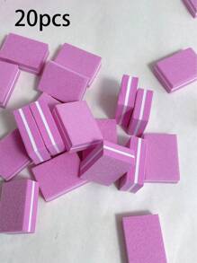 10/20/50 件/套粉色/黑色迷你美甲海绵块，用于指甲锉、抛光和平滑，沙龙美甲工具双面迷你指甲缓冲块指甲锉，适用于丙烯酸和天然指甲万圣节圣诞节婚礼厨房节日必需品家居万圣节装饰花园露营旅行必需品生日装饰生日派对装饰 - 彩色 - 查看 14