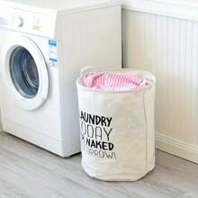 1pc Storage Basket, Foldable Laundry Basket, Bathroom Storage Basket, Dirty Clothes Storage Basket, Home Laundry Basket, Laundry Basket, Bucket, Dress, Pants, Shoes, Jeans, Boots, Skirt, Laundry Basket, Bathroom Organizer, Basket, Storage Basket, Foldable Laundry Basket