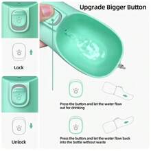 Portable Dog WaterFor Small Large Dogs Cat Outdoor Leakproof Walking Drinking Bowls Chihuahua French Bulldog Supplies