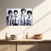 Framed Anime Posters B.Ungo S.Tray Dogs Poster Manga Pictures For Bedroom Wall Decor Canvas Art Poster And Wall Art Picture Print Modern Family Bedroom Decor Posters - 框架 - 查看 3