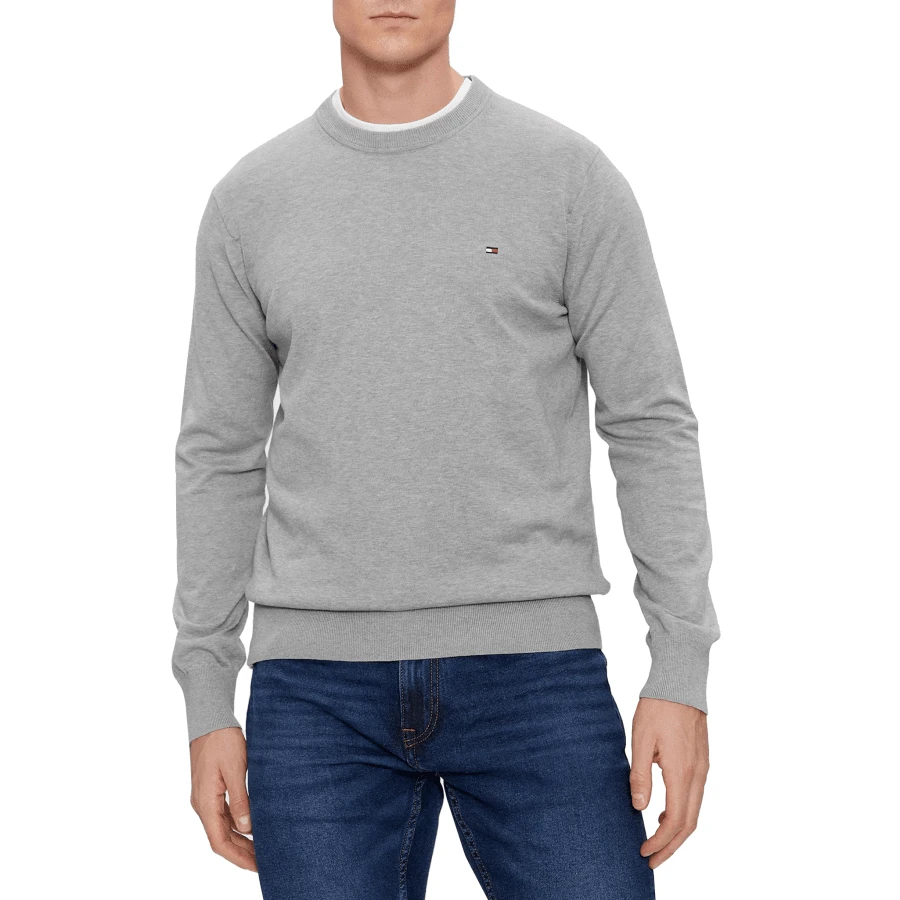 Tommy Hilfiger 1985 CREW NECK SWEATER - Grey - View 1